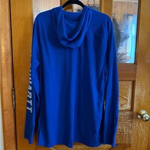 Carhartt Force Blue Relaxed Fit Hoodie